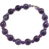 Bratara Ametist sfere fatetate 4-8mm