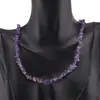 Colier pietre neuniforme Ametist, 6-8mm, imagine 3