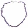 Colier pietre neuniforme Ametist, 6-8mm