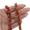 Colier pietre neuniforme Carneol, 6-8mm, imagine 4
