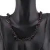 Colier pietre neuniforme Granat, 6-8mm, imagine 3