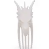 Accesoriu ac de par model craniu de dragon, 11cm - alb