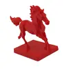 Statueta feng shui Calul de foc cu baza patrata - 11,5cm, imagine 2