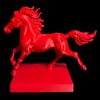 Statueta feng shui Calul de foc cu baza patrata, 15cm, imagine 2
