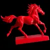 Statueta feng shui Calul de foc cu baza patrata, 15cm, imagine 6