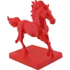 Statueta feng shui Calul de foc cu baza patrata, 19cm, imagine 2
