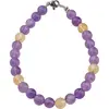 Bratara Ametist si Citrin sfere 6-7mm
