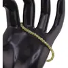 Bratara Peridot sfere fatetate 3mm, imagine 2