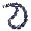 Colier Sodalit nuggets fatetat, 20mm, imagine 2