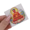 Abtibild sticker Feng Shui cu Amitabha Buddha pe lotus, imagine 3