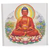 Abtibild sticker Feng Shui cu Amitabha Buddha pe lotus