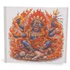Abtibild sticker Feng Shui cu Mahakala in flacari