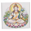 Abtibild sticker Feng Shui cu Tara Alba pe lotus colorat