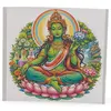 Abtibild sticker Feng Shui cu Tara verde pe lotus