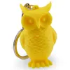 Breloc cu bufnita galbena - 4,5cm