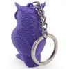 Breloc cu bufnita mov - 4,5cm, imagine 2