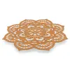 Decoratiune feng shui mandala lotus, galben - 17cm, imagine 2