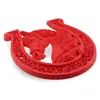 Decoratiune feng shui Potcoava cu Calul de Foc pentru noroc si protectia casei, 24cm, imagine 2