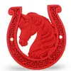 Decoratiune feng shui Potcoava cu Calul de Foc pentru noroc si protectia casei, 24cm