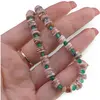 Set colier si bratara Rodocrozit discuri 6-7mm si Onix verde sfere 3-4mm, imagine 5