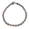 Bratara Labradorit sfere fatetate 5mm si discuri fatetate 3mm