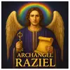 Abtibild sticker Arhanghelul RAZIEL, Ingerul intelepciunii si intuitiei, 51mm, imagine 2