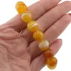 Bratara pe elastic Agat galben sfere 12mm, imagine 3