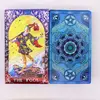 Carti de tarot cu Folie Albastra – Mandala, THE FOOL cu ghid - 78 de carti, imagine 4