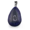 Pandantiv Lapis lazuli lacrima bombata, 32mm