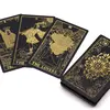 Set de Carti de Tarot cu Folie Aurie si ghid - 78 de carti, imagine 3
