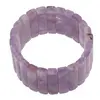 Bratara lata Ametist lavanda tuburi, 34mm, imagine 2