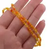 Colier cu sfere fatetate din Agat galben, 3mm, imagine 3