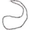 Colier cu sfere fatetate din Labradorit, 4mm