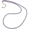 Colier cu sfere fatetate din Zircon mov, 3mm