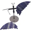 Figurina decorativa fluture din cristal natural Lapis Lazuli, 12cm, imagine 3