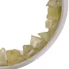 Lampa rotunda decorativa cu cristale naturale Cuart lemon, USB, imagine 2