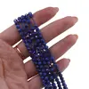 Sirag Lapis lazuli sfere fatetate 4mm, 38cm, imagine 2