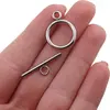 Accesorii din metal rodiat - inchizatori tip toggle rotunde pentru bijuterii, imagine 2