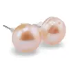 Cercei cu surub Perle de cultura crem, 10mm
