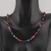 Colier Agat multicolor sfere 4mm, imagine 2