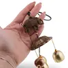 Clopotei de vant din metal cu 3 ramuri, Elefanti - 50cm, imagine 3