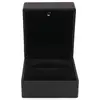 Cutie premium pentru bijuterii cu LED patrata, neagra - 6cm, imagine 3