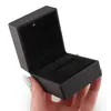 Cutie premium pentru bijuterii cu LED patrata, neagra - 6cm, imagine 4
