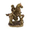 Statueta feng shui Maimuta cu piersica pe Cal - 8,5cm