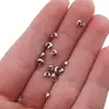 Accesorii din metal rodiat - capace pentru ascunderea crimpilor, 4mm, imagine 2