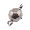 Accesorii din metal rodiat - inchizatoare magnetica pentru bijuterii, 14mm