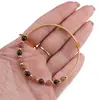 Bratara reglabila fara inchidere cu Turmalina multicolora sfere 4mm, imagine 3