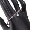 Bratara Turmalina multicolora sfere fatetate 3mm cu charm Wu Lou si argint 925, imagine 2