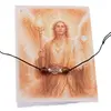 Colier reglabil Arhanghelul URIEL cu cristale naturale si Argint 925, 6mm, imagine 2