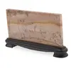Felie Jasp Peisaj unicat cu suport din lemn, 12cm - A1, imagine 2